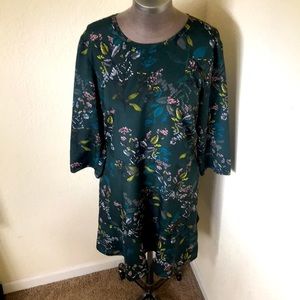 NEW Banana Republic Leaf/Floral Drop Waist Dress